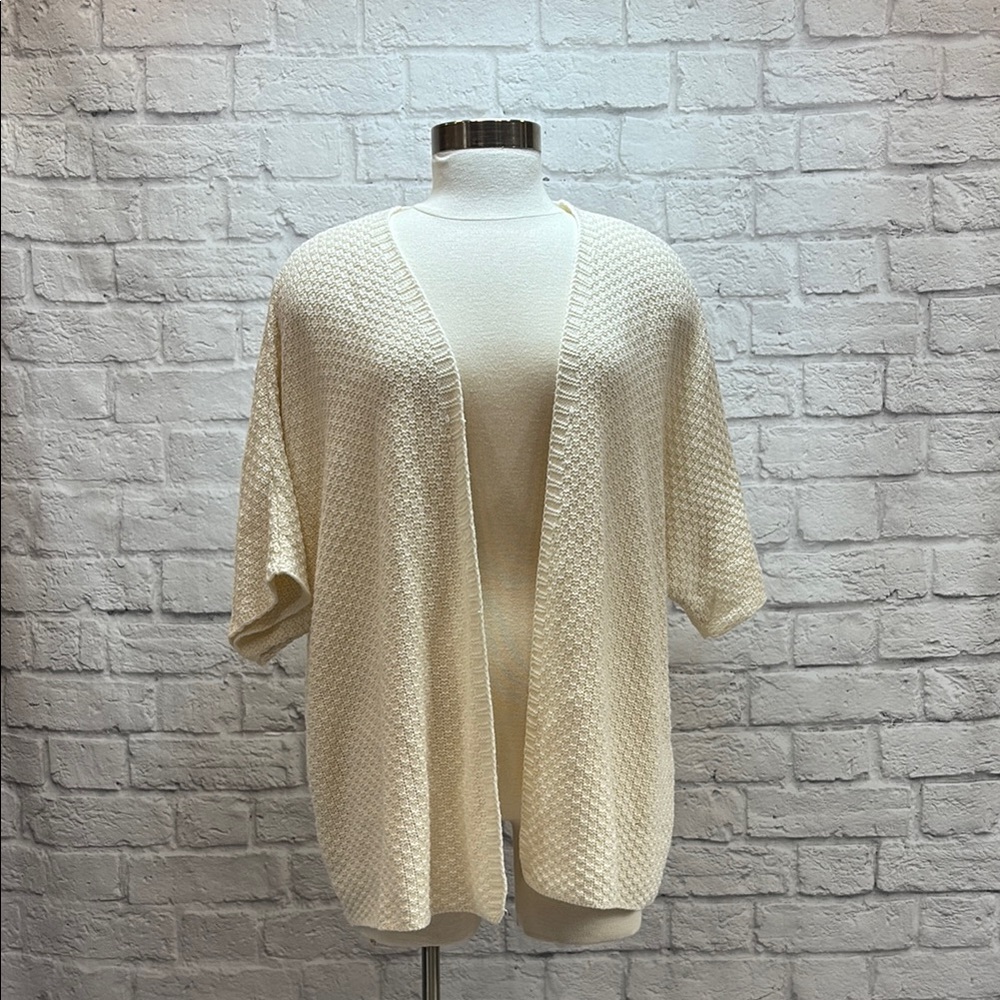 Arizona Jean Company Cream Cardigan Sweater